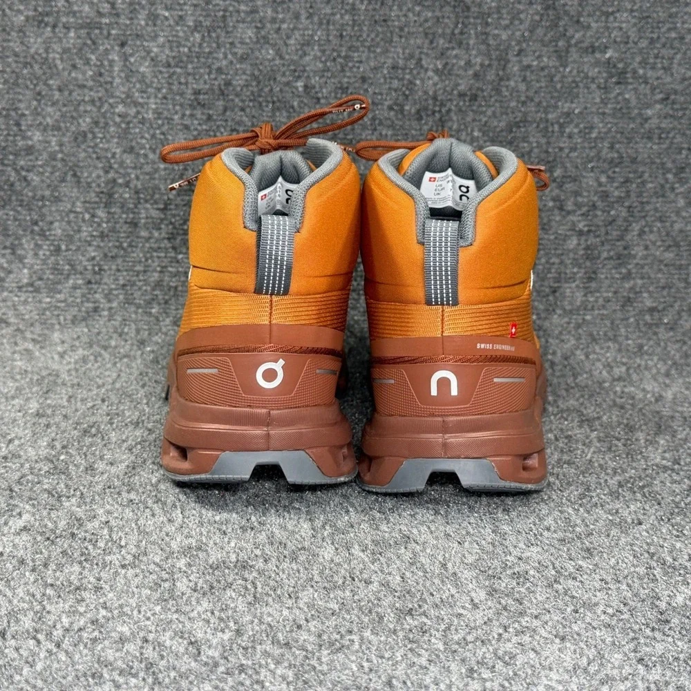 On Running Cloudrock Waterproof‎ Hiking Shoes Women's 9.5 Pecan Athletic Boots